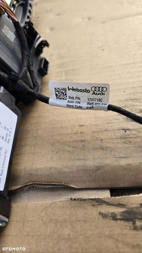 szyberdach kompletny audi a4 b9 8w 8w5877255 - 4