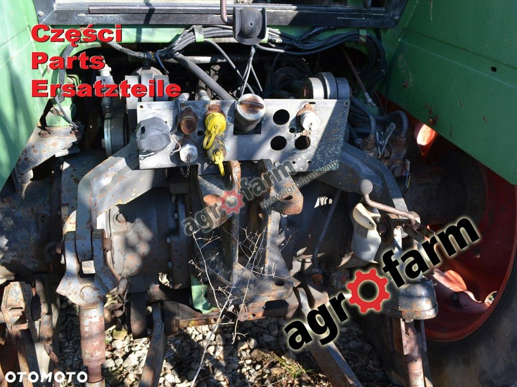 Fendt 612 silnik, części skrzynia biegów, zwolnica - 3
