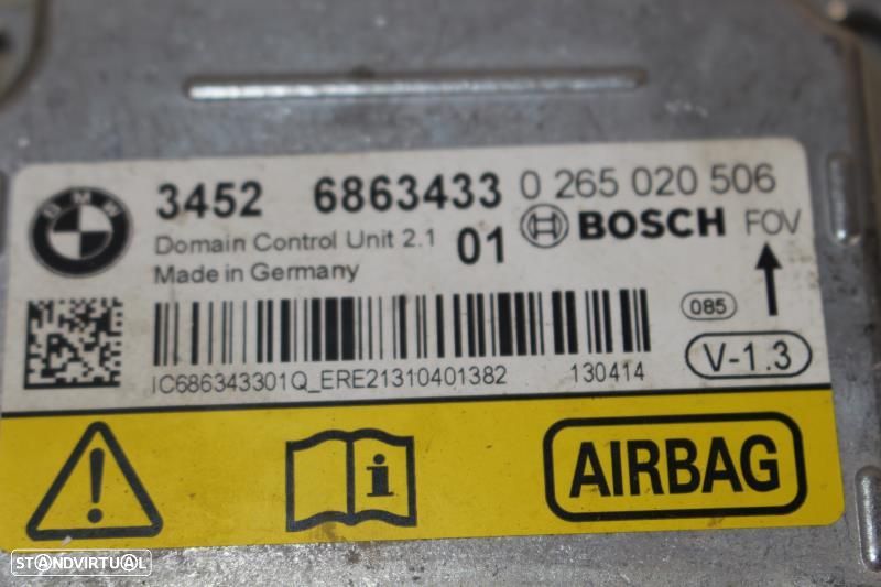 Centralina De Airbags Bmw 1 (F20)  6863433 / 6 863 433 / 0265020506 - 2