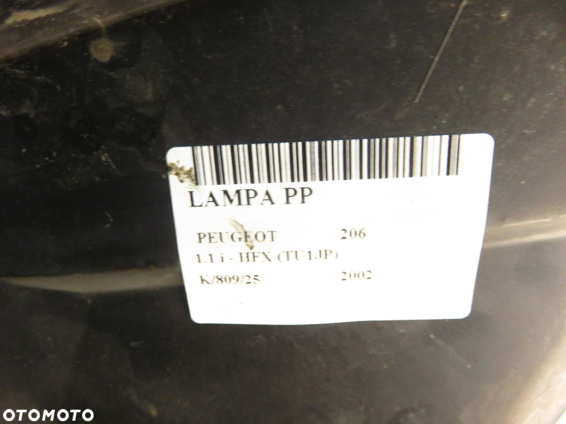 LAMPA PRAWA PRZEDNIA PEUGEOT 206 LIFT 9628666780 - 13
