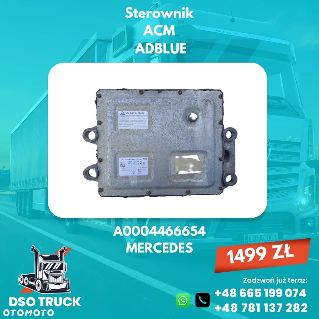 A0004466654 A0004469254 Sterownik ACM adblue mercedes MP ACTROS AXOR ATEGO - 1