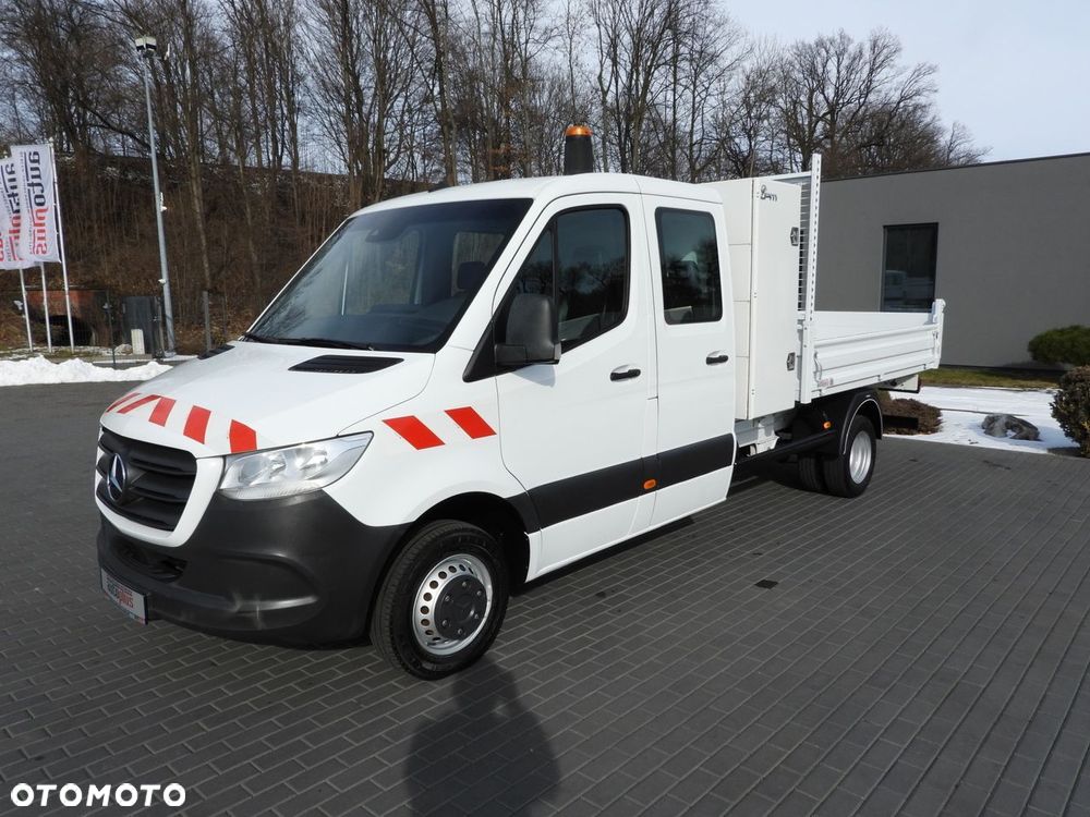 Mercedes-Benz SPRINTER 516 WYWROTKA PODWÓJNA KABINA DOKA 6 MIEJSC TEMPOMAT NAWIGACJA BLIŹNIACZE KOŁA KLIMATYZACJA  160KM - 7