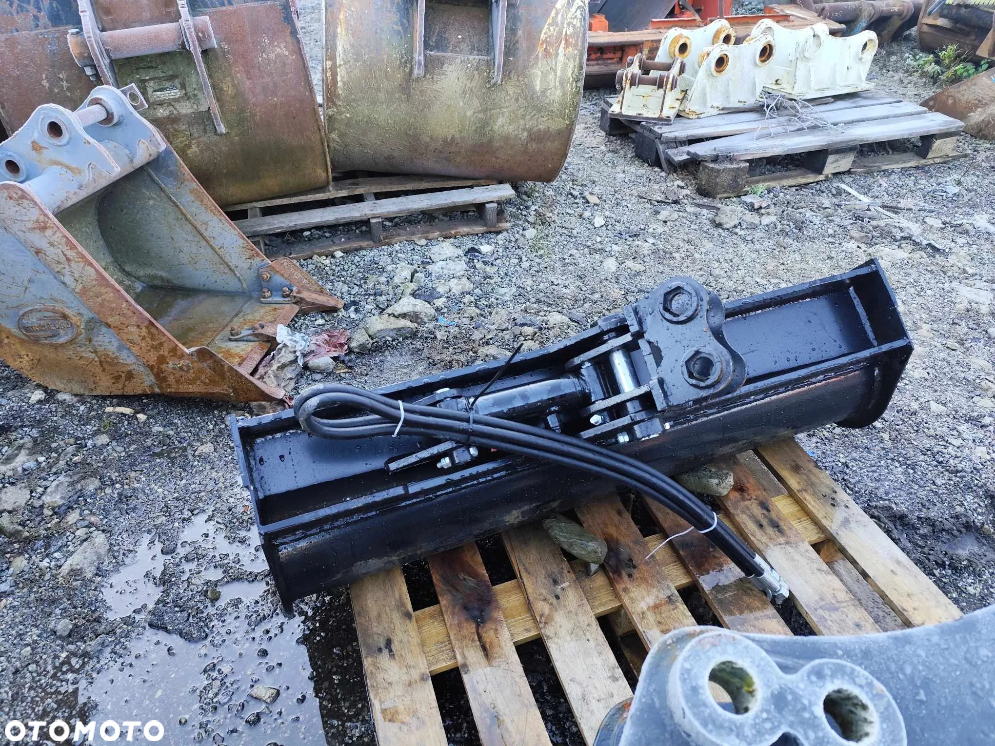 Łyżka skarpowa hydrauliczna do koparki minikoparki 100cm fi25 NOWA - 4