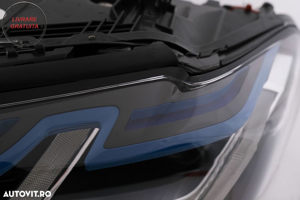 Faruri LED BMW Seria 5 G30 G31 Sedan Touring (2017-2019) LCI Design- livrare gratuita - 9