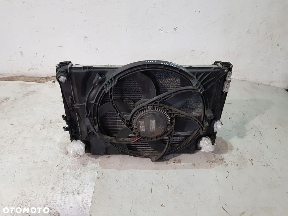 KOMPLET CHŁODNIC WENTYLATOR 7788906 BMW E87 E81 2.0D 05R - 4