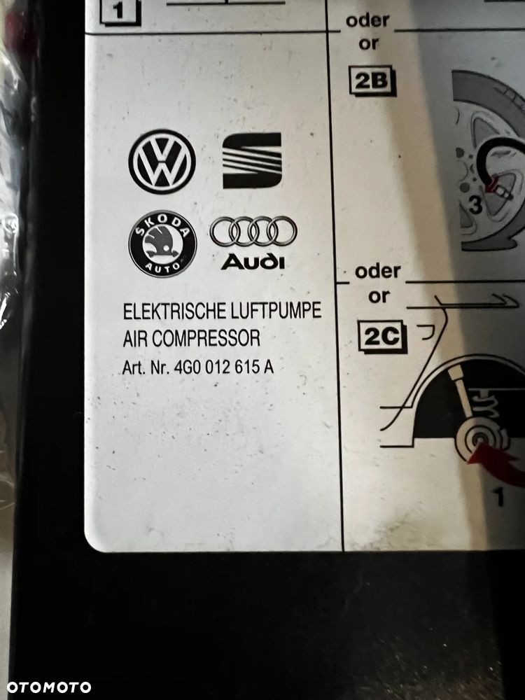 KOMPRESOR POWIETRZA AUDI Z PIANKĄ A6 C7 A7 A5 A5 Q3 Q5 4G0012615A 8R0012111C - 3