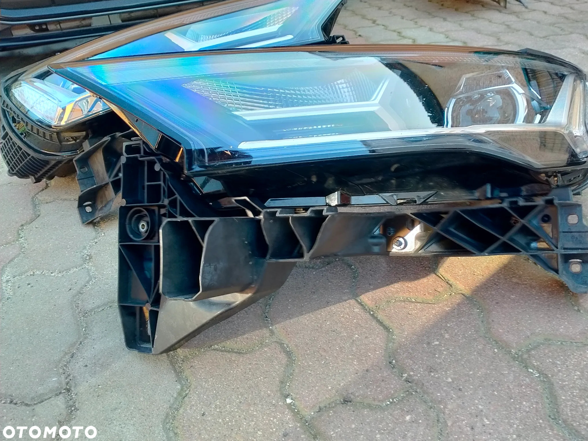 AUDI Q7 4M LIFT S-line / LZ7S / MASKA / ZDERZAK / LAMPA LAMPA / BŁOTNIK / PAS PRZEDNI PRZÓD KOMPLETNY / ORYGINAŁ - 16