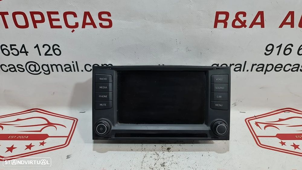 Auto Rádio Seat Leon 5F 5F0919604E Original - 1