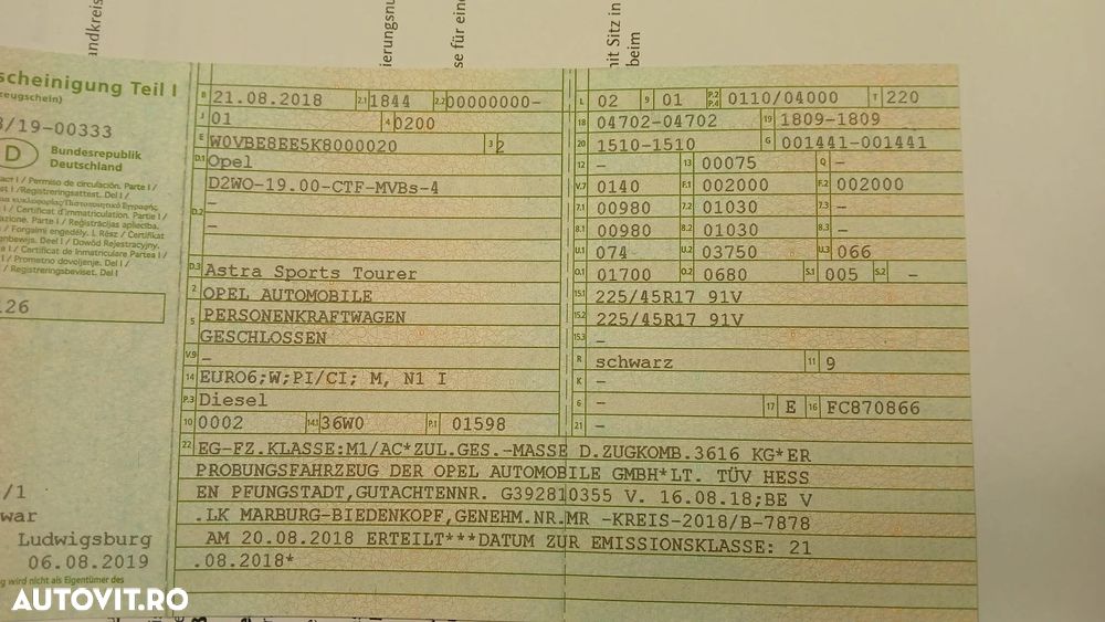 Opel Astra 1.6 BiTrb D (CDTI) Start/Stop Innovation - 18