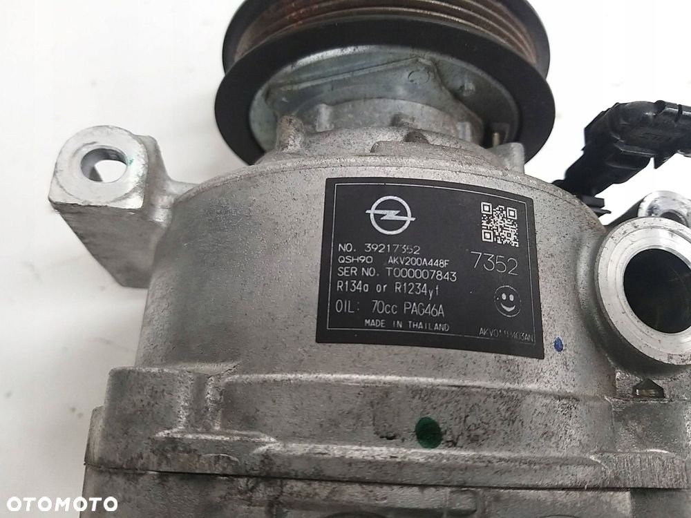 opel astra k 1.2 1.4 b sprężarka agregat klimatyzacji 39217352 - 4