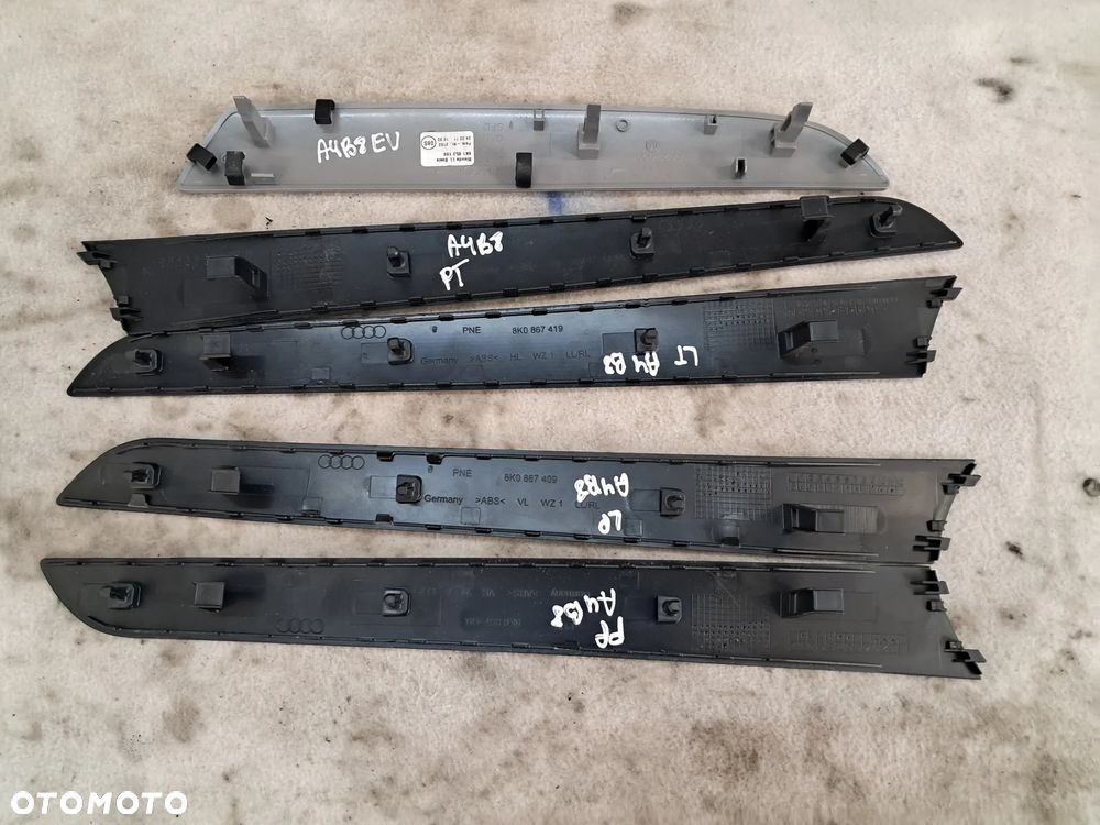 Listwy Dekory Ozdobne Komplet Audi A4 B8 A5 8T Europa - 14