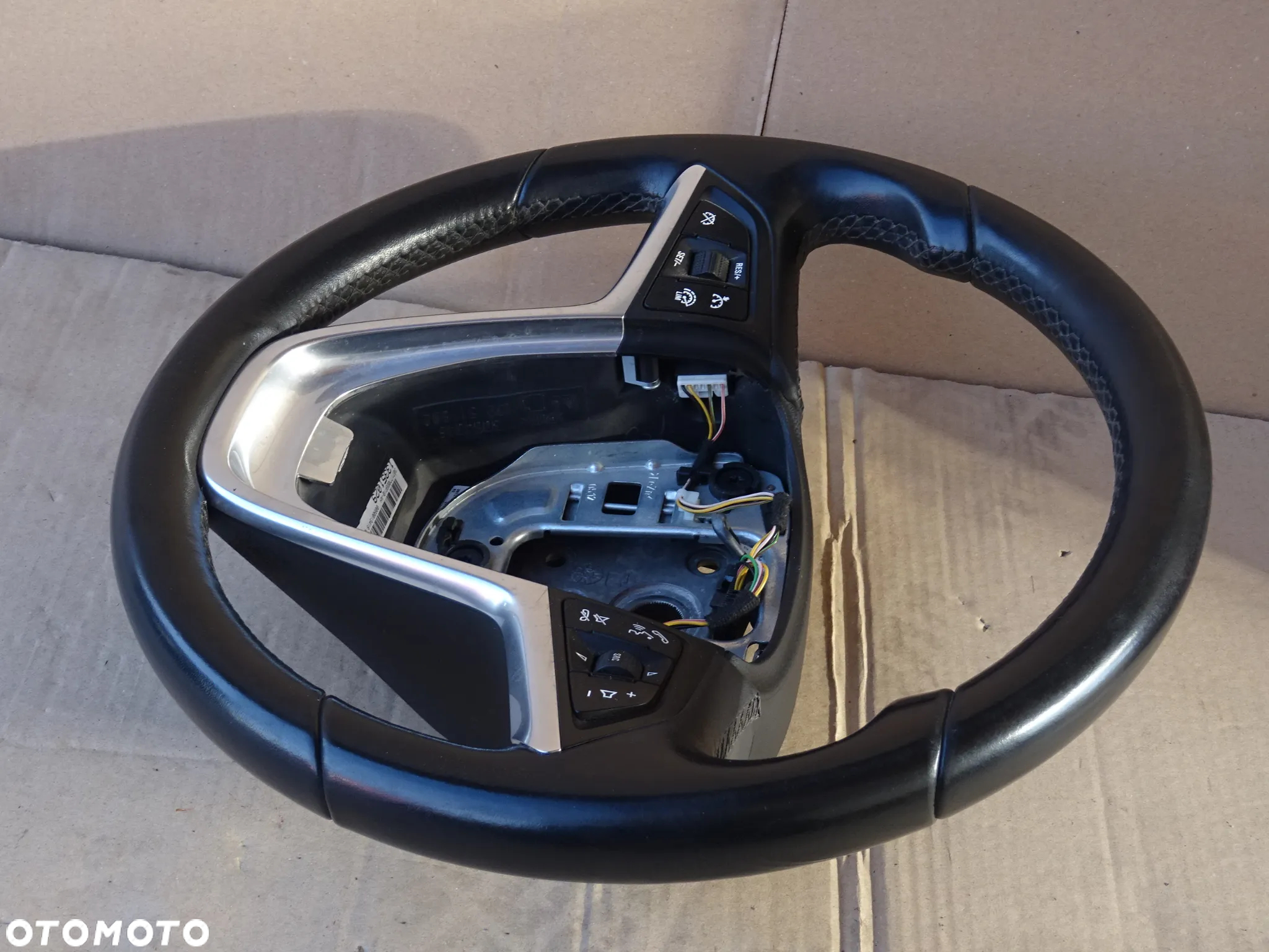 KIEROWNICA SKÓRA MULTIFUNKCJA SPORT BICEPSY OPEL ZAFIRA C ASTRA J MERIVA B, MOKKA, INSIGNIA - 5