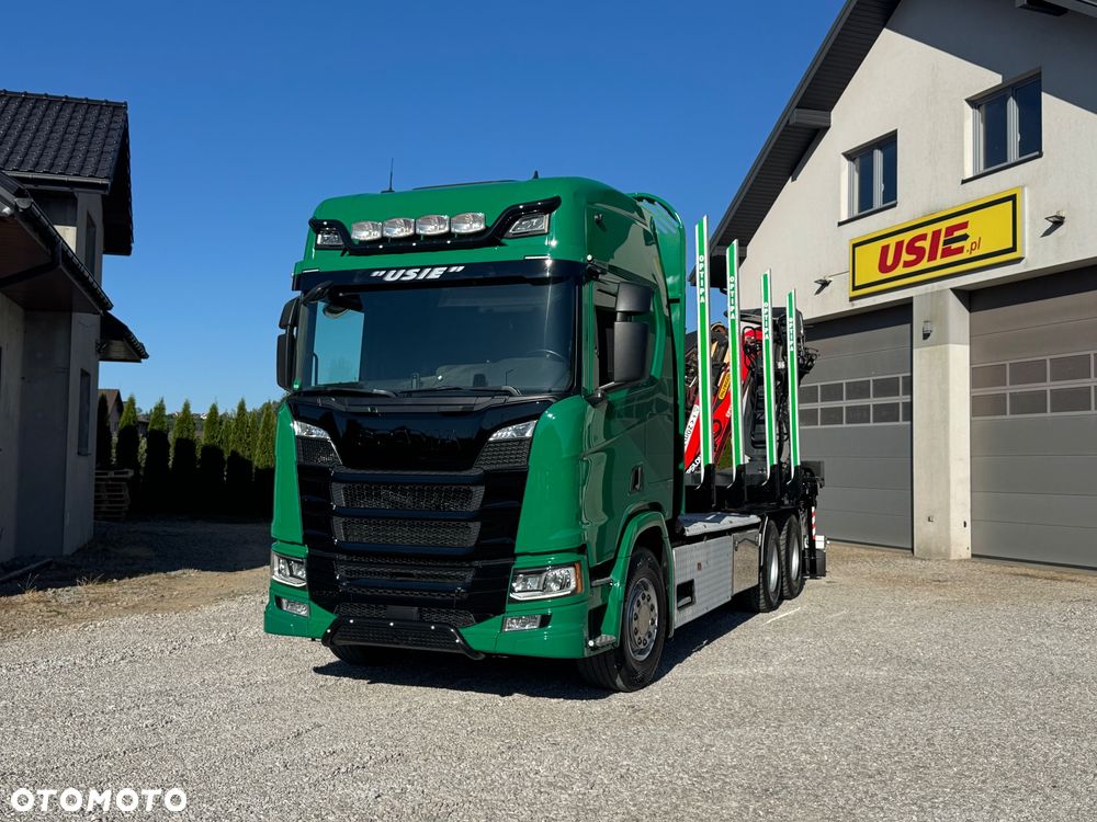Scania R500 Do drewna drzewa stosu kłody EPSILON M12Z - 1