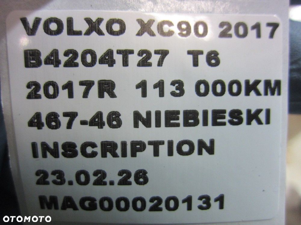 VOLVO XC90 II XC 90 RELING DACHOWY PRAWY LISTWA DACHOWA CHROM 31349911 14R- - 8