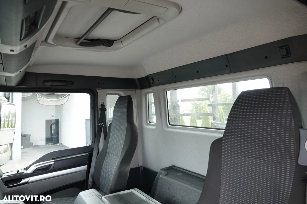 MAN TGS 26.320 / 6X4 / CAROSERIE 6.5 M + HDS HIAB 188 BS-3 / CAPACITATE MAXIMĂ DE RIDICARE: 4 900 KG / RADIOCOMANDĂ / ROTATOARE / EURO 6 - 28
