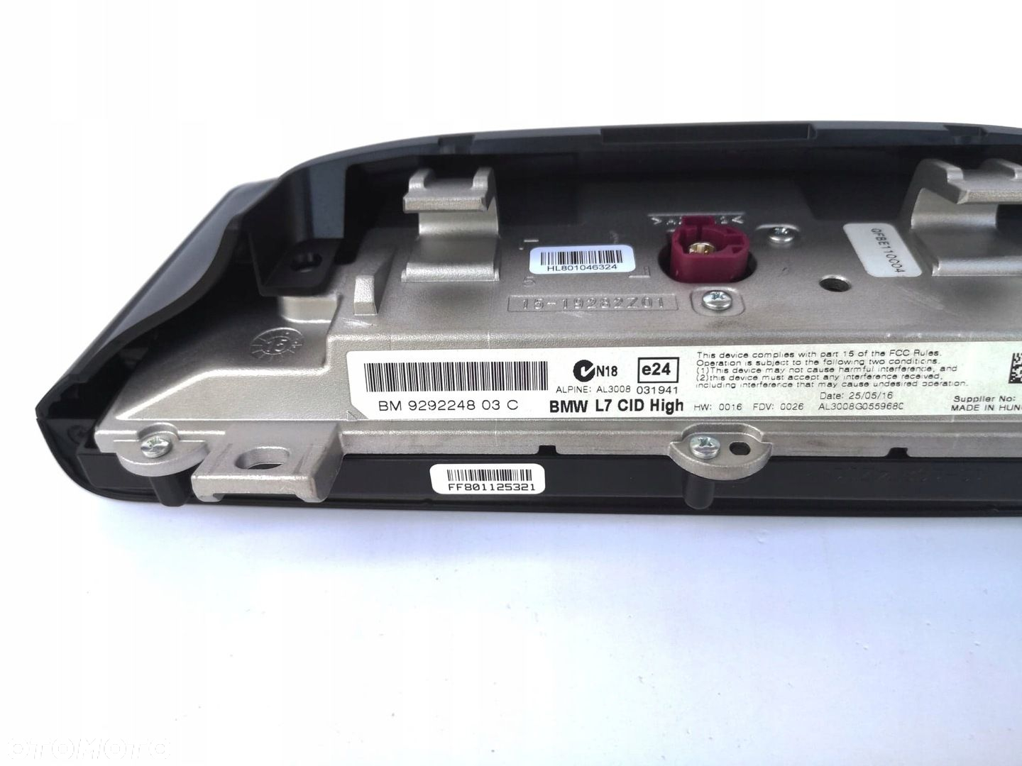 BMW F30 F31 F32 F36 nawigacja navi CIC duża 9289212 - 7