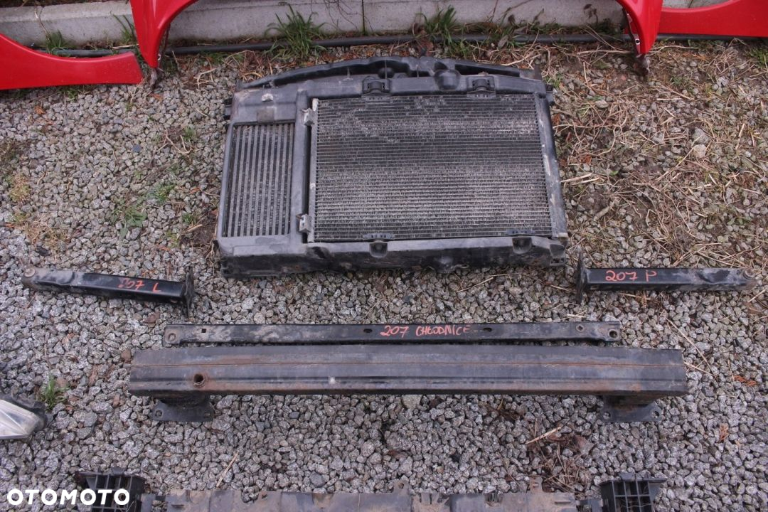 Przód Kompletny Maska Zderzak Błotnik Peugeot 207 - 8