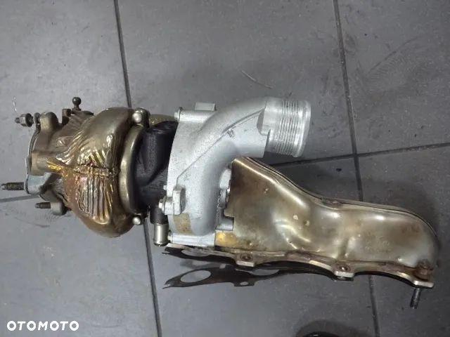 Lewa oraz prawa  turbosprężarka z kolektorem Audi S7 4.0 079253033CK - 12