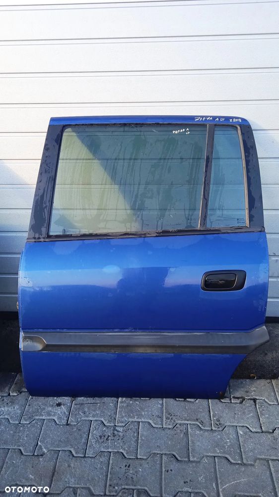 Drzwi lewe prawe przód tył szyba boczki panel mechanizm szyb lusterek lusterko Opel Zafira A Z20Q - 13