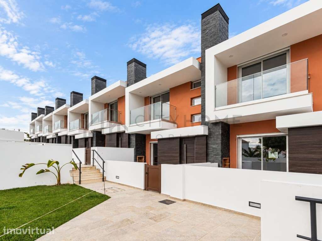 Moradia T2 em condomínio fechado com piscina e vista mar - Grande imagem: 3/29
