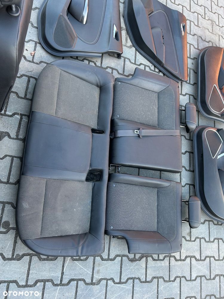 Opel Astra J fotele półskóra kompelt boczki tapicerka fotel kierowcy pasażera - 7