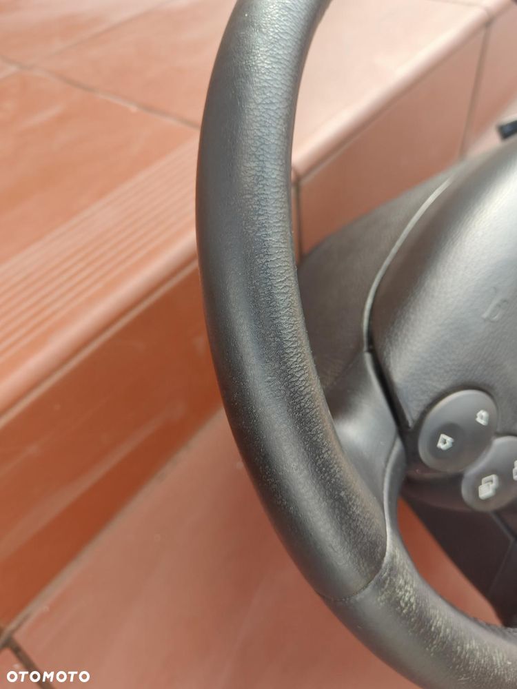 MERCEDES W209 CLK W211 LIFT W219 CLS KIEROWNICA czarna Skórzana Łopatki - 17
