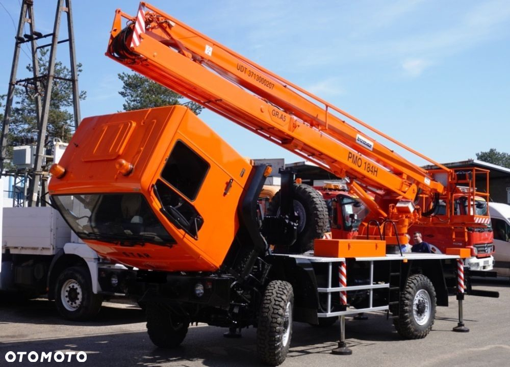 Star 944 MAN 4x4 PODNOŚNIK podest PMO 184 H zwyżka dla ENERGETYKI - 9