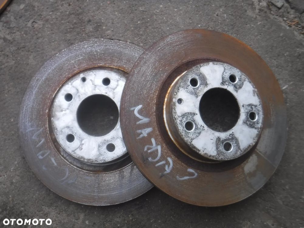 Mazda 3 BM 2.2 diesel tarcze hamulcowe przod kpl jak nowe - 1