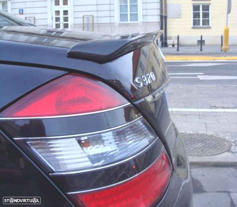 AILERON LIP SPOILER TRASEIRO MERCEDES W221 05-11 LOOK AMG - 5