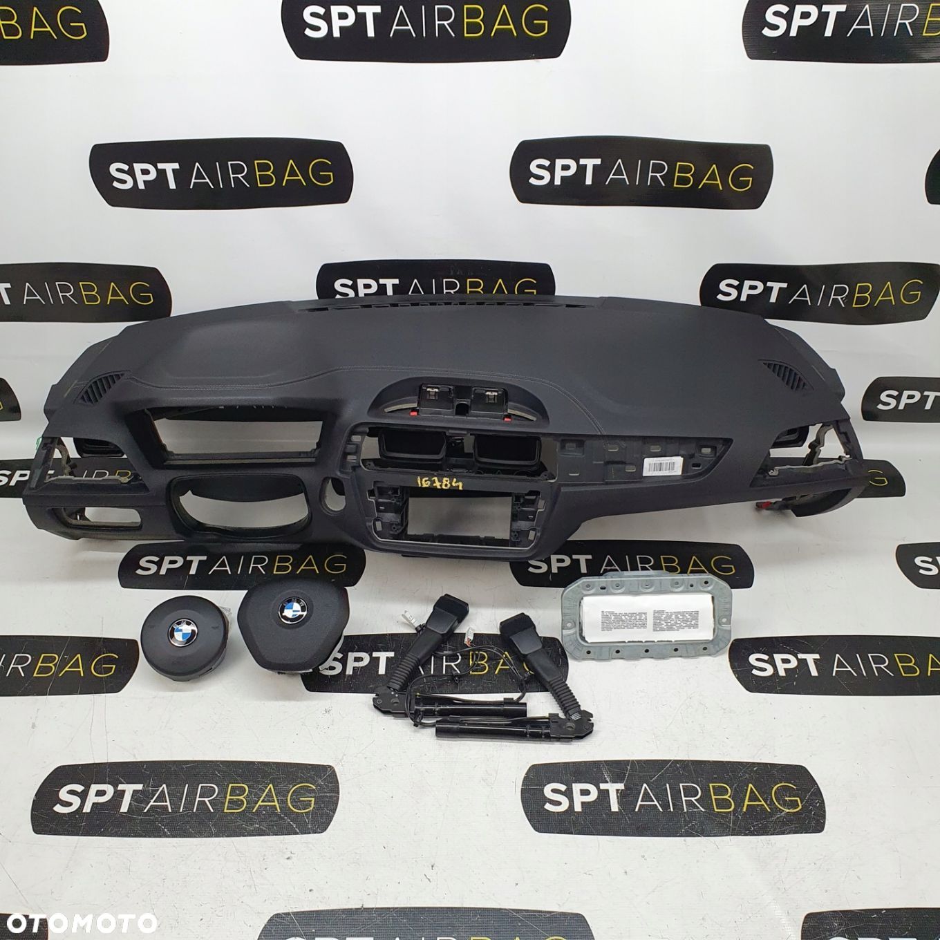 BMW SERIA 1 F20 DESKA ROZDZIELCZA KONSOLA KOKPIT PULPIT PODUSZKI AIRBAG AIR BAG NAPINACZE KIT SET - 1