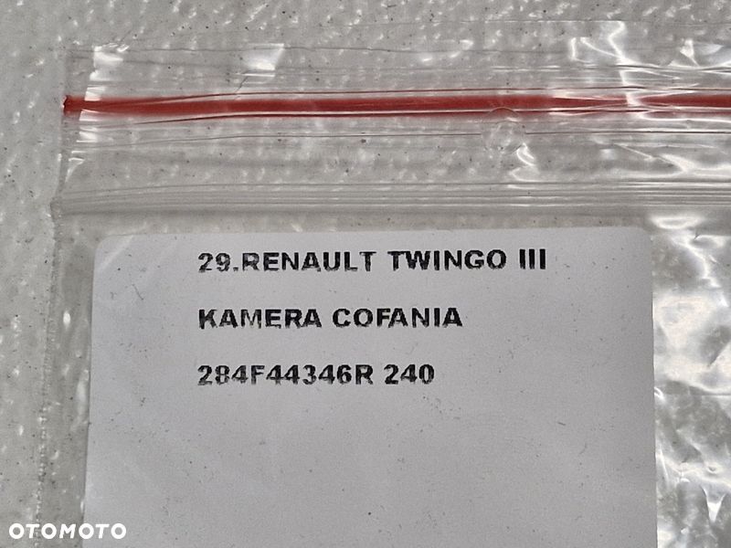 RENAULT TWINGO III 3 KAMERA COFANIA TYŁ TYLNA 284F44346R - 7