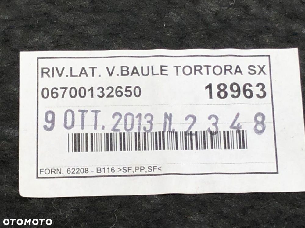 BOCZEK BAGAŻNIKA LEWY  MASERATI QUATTROPORTE VI 2012 - 2022 3.0 S Q4 302 kW [411 KM] benzyna 2013 - - 8