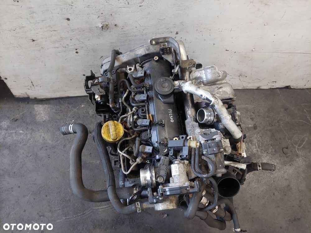 SILNIK DIESEL + UKŁAD WTRYSKOWY + TURBINA NISSAN PULSAR C13 K9K A2C53351931 - 9