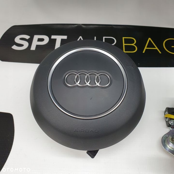AUDI A6 C7 4G0 DESKA ROZDZIELCZA KONSOLA KOKPIT PULPIT PODUSZKI AIRBAG AIR BAG PASY KIT SET - 6