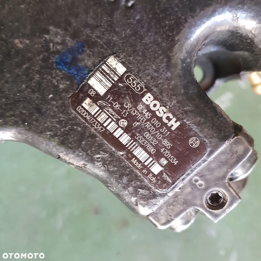 pompa wtryskowa Common Rail  ALFA ROMEO mito FIAT panda 500 grande evo doblo fiorino strada delta sedici LANCIA musa idea OPEL zafira vectra signum combo corsa d astra h j 1.3 Oryginał BOSCH POMPA, WTRYSKOWA, 1.3, CDTI, FIAT, OPEL, ALFA, ROMEO,0445010311