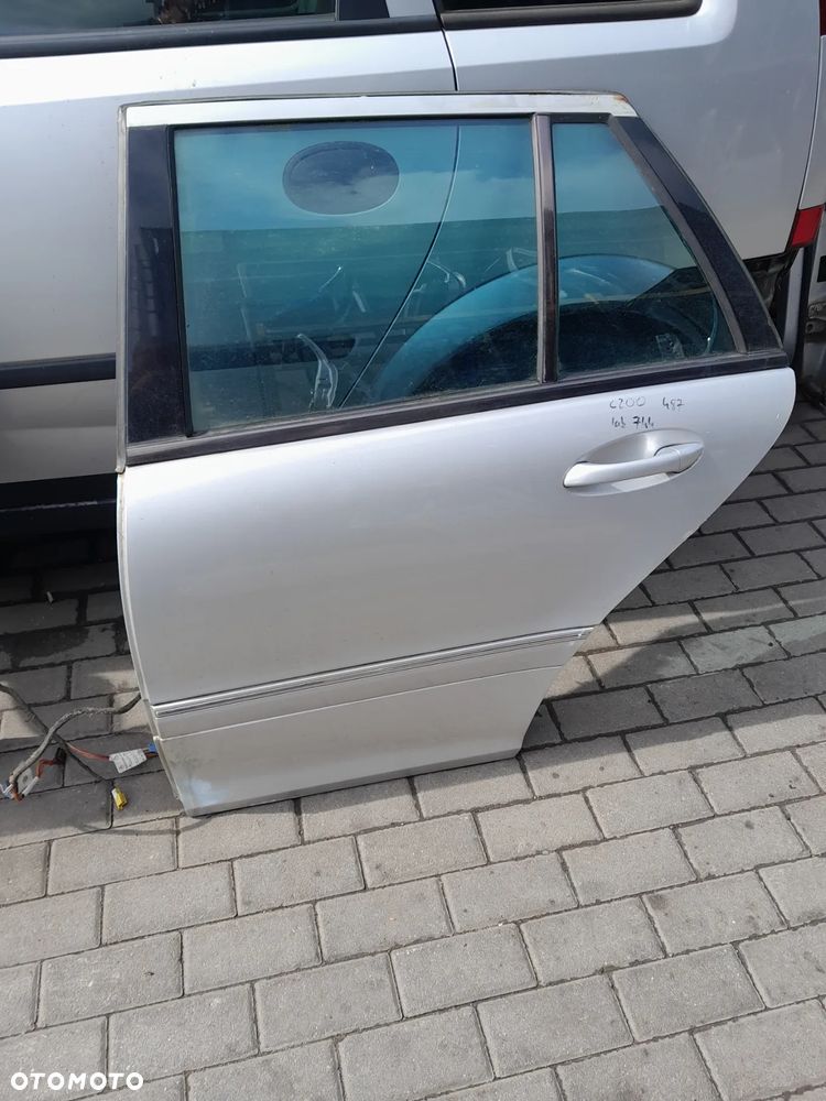 MERCEDES W203 DRZWI LEWE TYLNE LEWY TYŁ KOLOR: 744 - 1