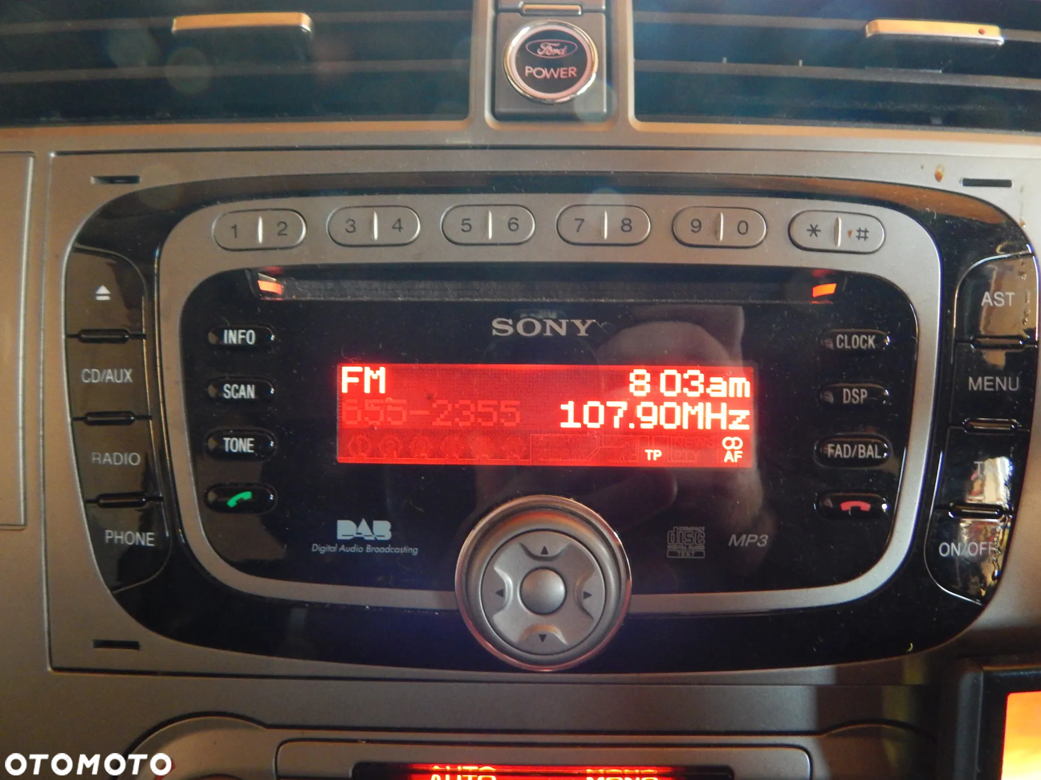 Radio fabryczne Ford KUGA Mk1 Focus C-max mondeo 08-13 Łuków części - 6