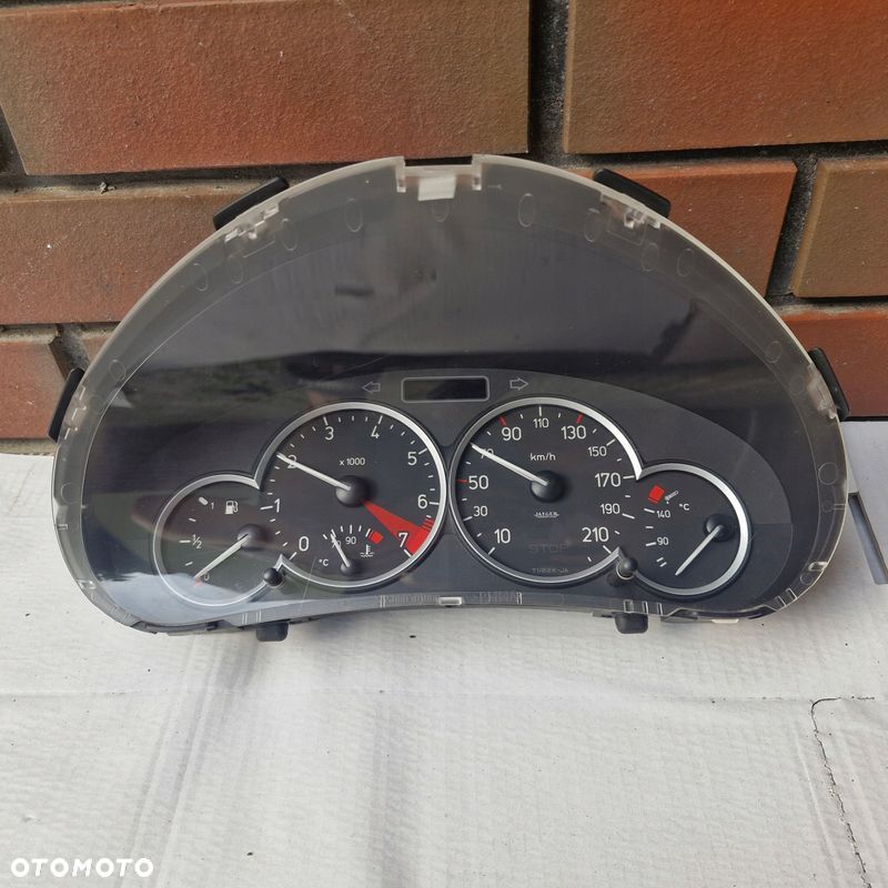 LICZNIK ZEGAR 9659729480 PEUGEOT 206 - 1