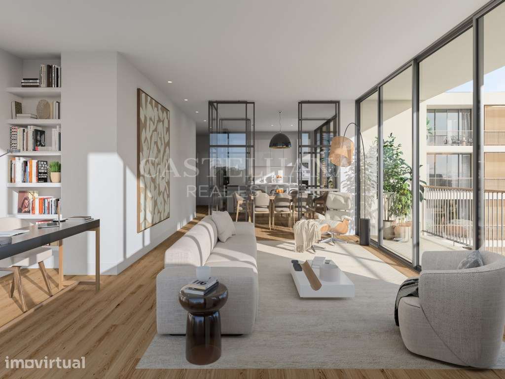 Apartamento T4 com terraço em novo empreendimento em Carnaxide - Grande imagem: 5/98