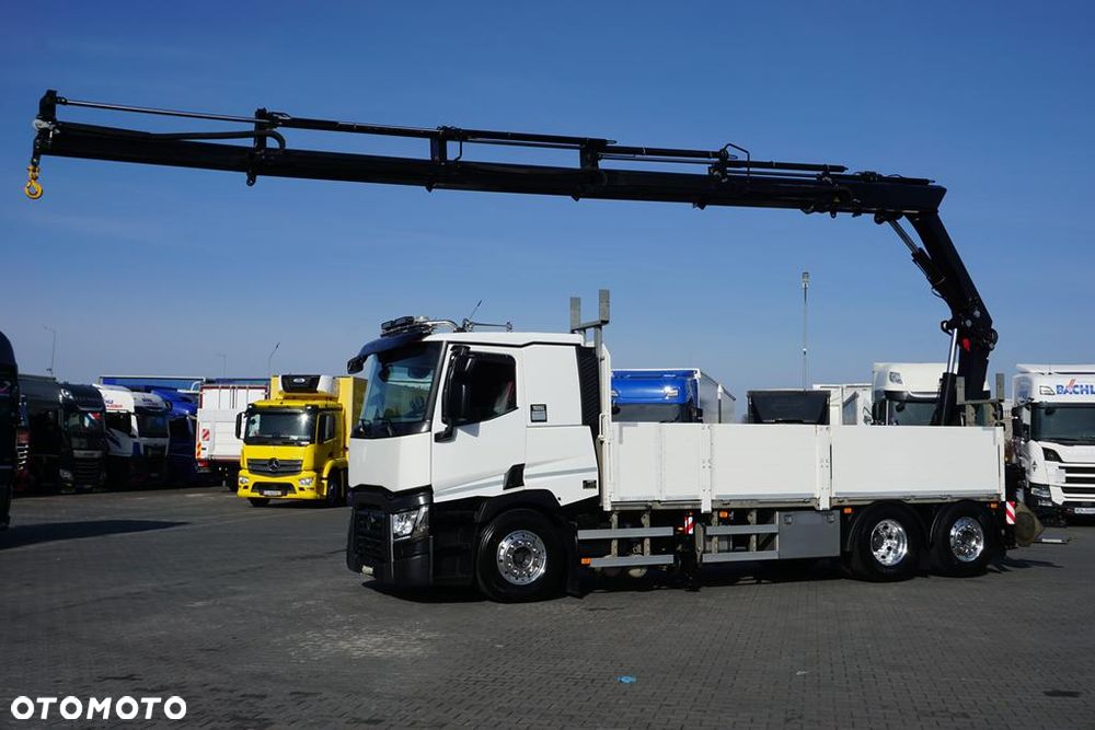 Renault T 380 / 6 X 2 / SKRZYNIOWY + HDS / HIAB 302 E-5 / PILOT / OŚ SKRĘTNA - 3