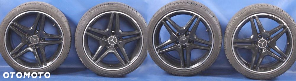 FELGI ALUMINIOWE MERCEDES SLK W171 06r 18 AMG 1 SZT SPAWANA - 1