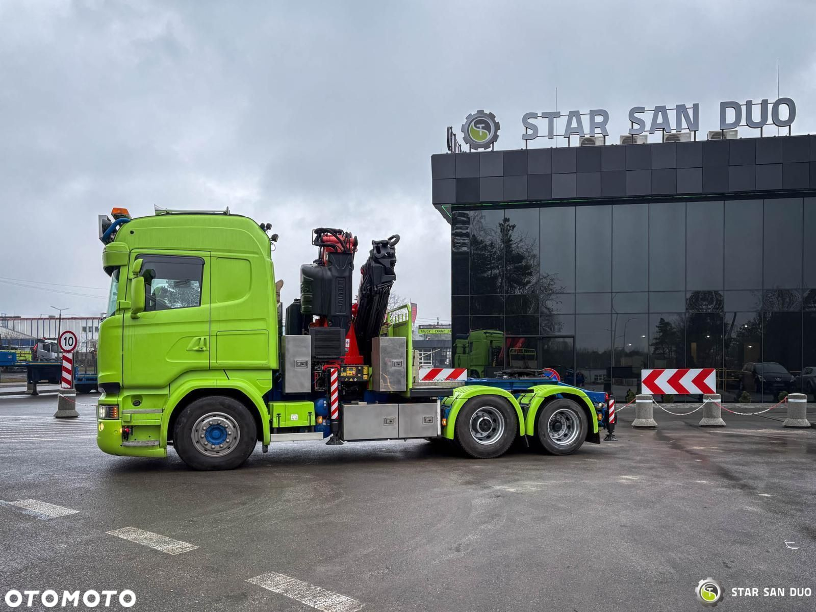 Scania R520 6x2 Fassi F485 HDS Żuraw Wciągarka Euro 6 - 3