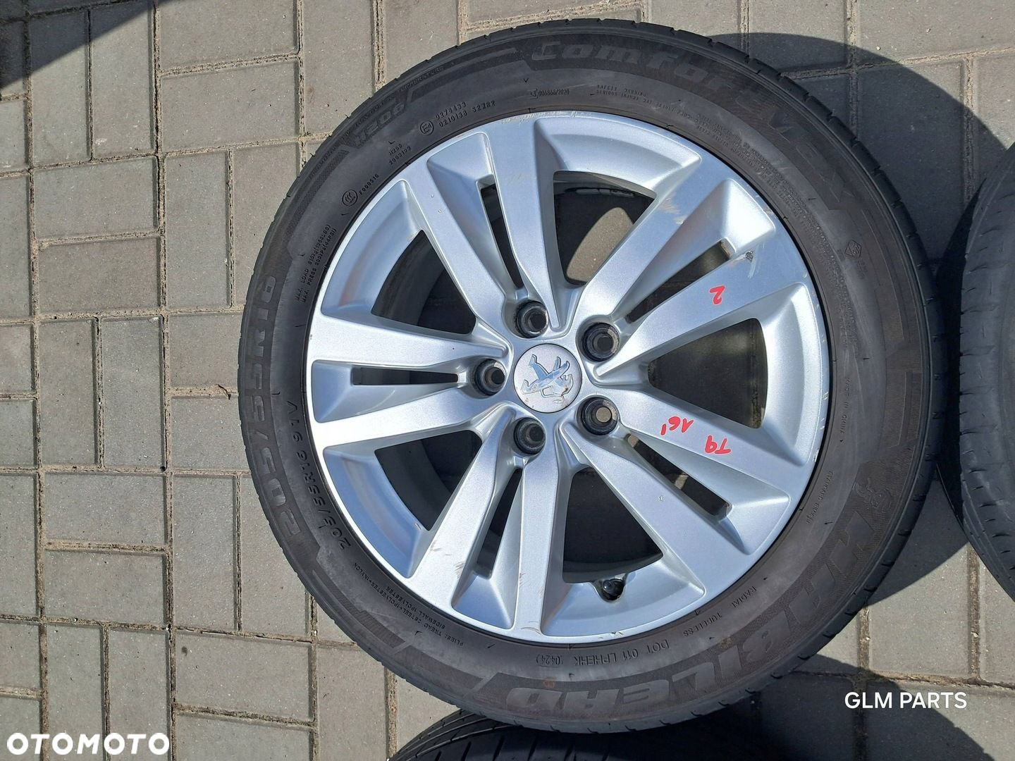 Peugeot 308 II T9 Felgi aluminiowe 16" koła LATO 205/55R16 5x108 - 5
