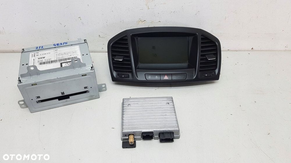 opel insignia a 08- radio navi odtwarzacz komplet - 1