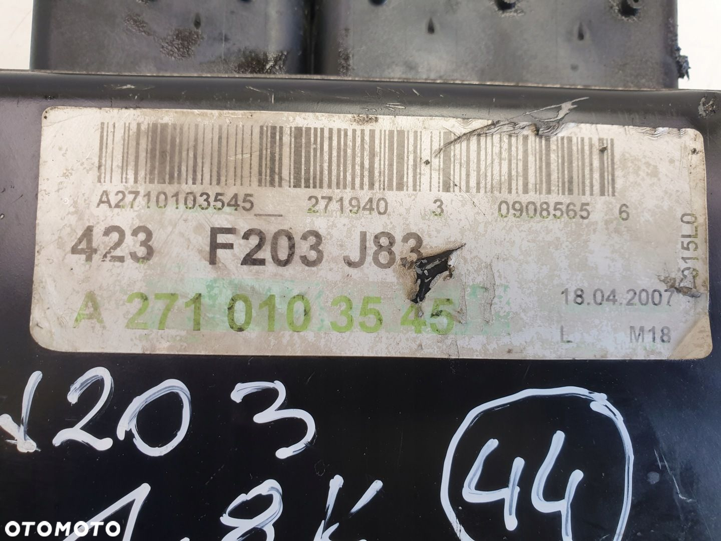 Mercedes W203 1.8 K STEROWNIK SILNIKA A2711535391 - 2