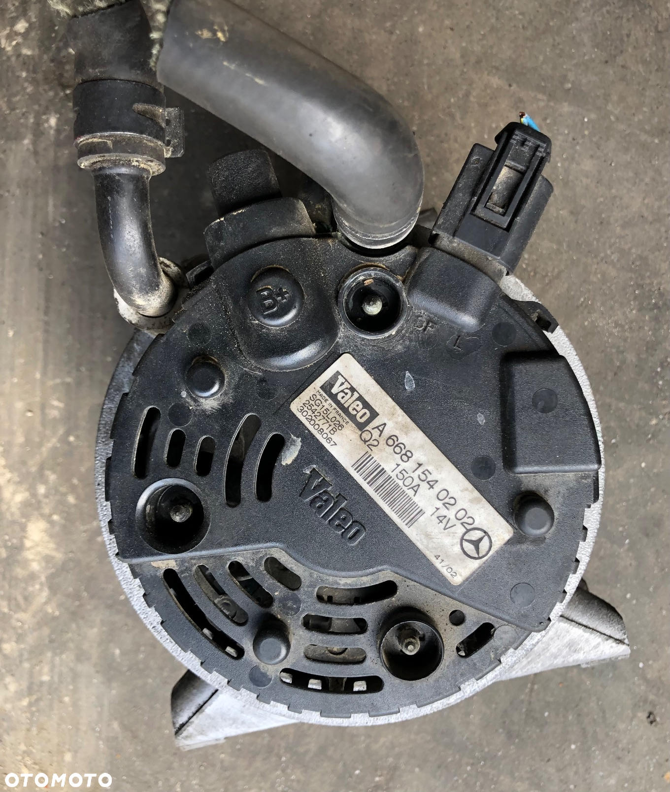 Alternator Mercedes Benz A170 1.7 CDI A6681540202 - 2