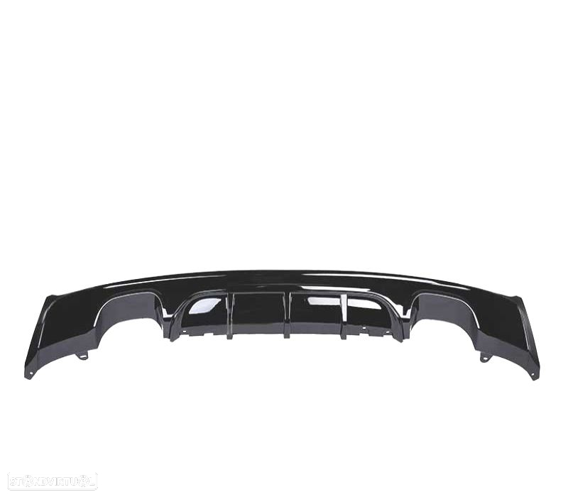 DIFUSOR BMW F22 13-15 LOOK M PERFORMANCE PRETO BRILHANTE - 2