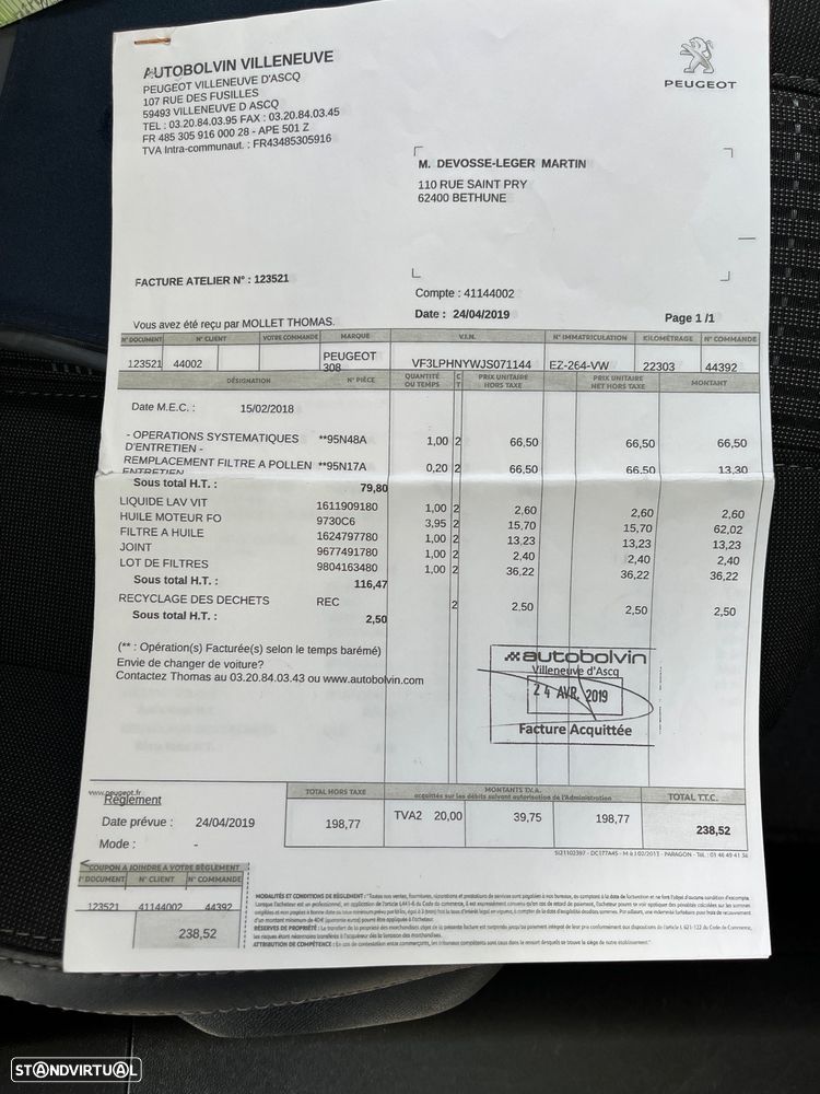 Peugeot 308 PureTech 130 GPF EAT8 Stop & Start Allure Pack - 33