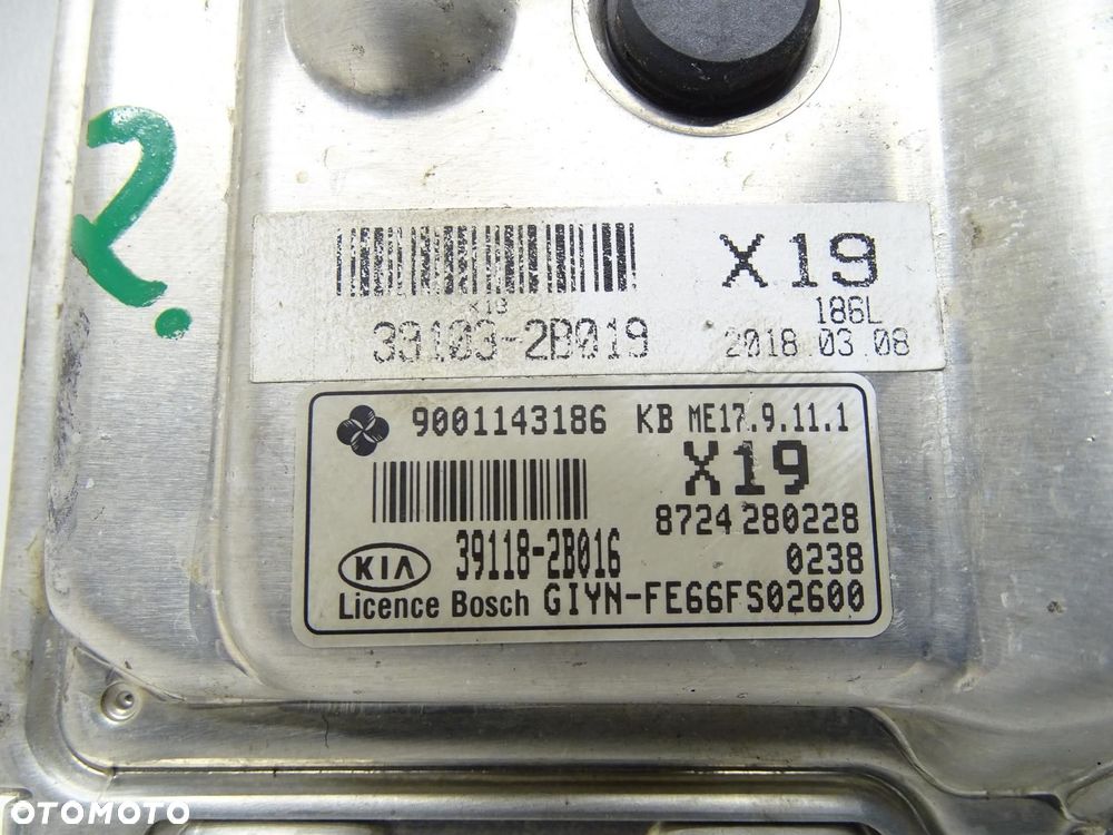 MODUŁ STEROWNIK SILNIKA GF4C 39118-2B016 1.6 16V KIA VENGA LIFT - 5