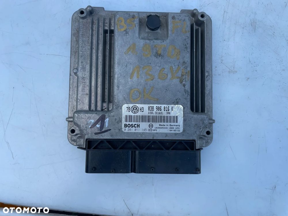 STEROWNIK SILNIKA PASSAT B5 FL 1.9 TDI 038906016K - 1